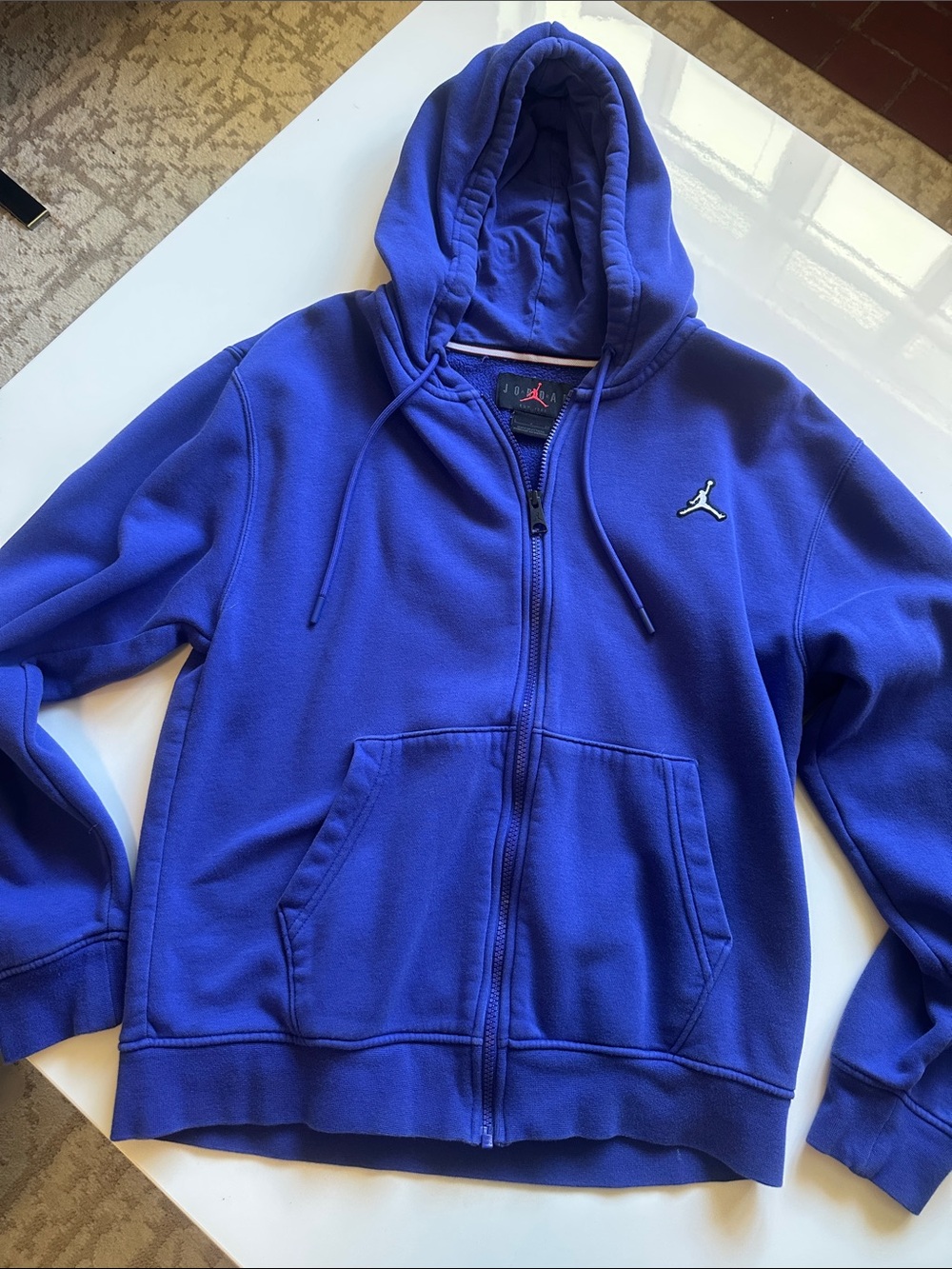 Jordan Men’s Zip-Up Hoodie Jacket - Bright Purple